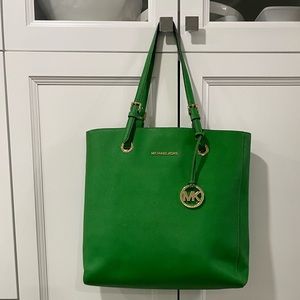 Michael Kors Kelly green tote
